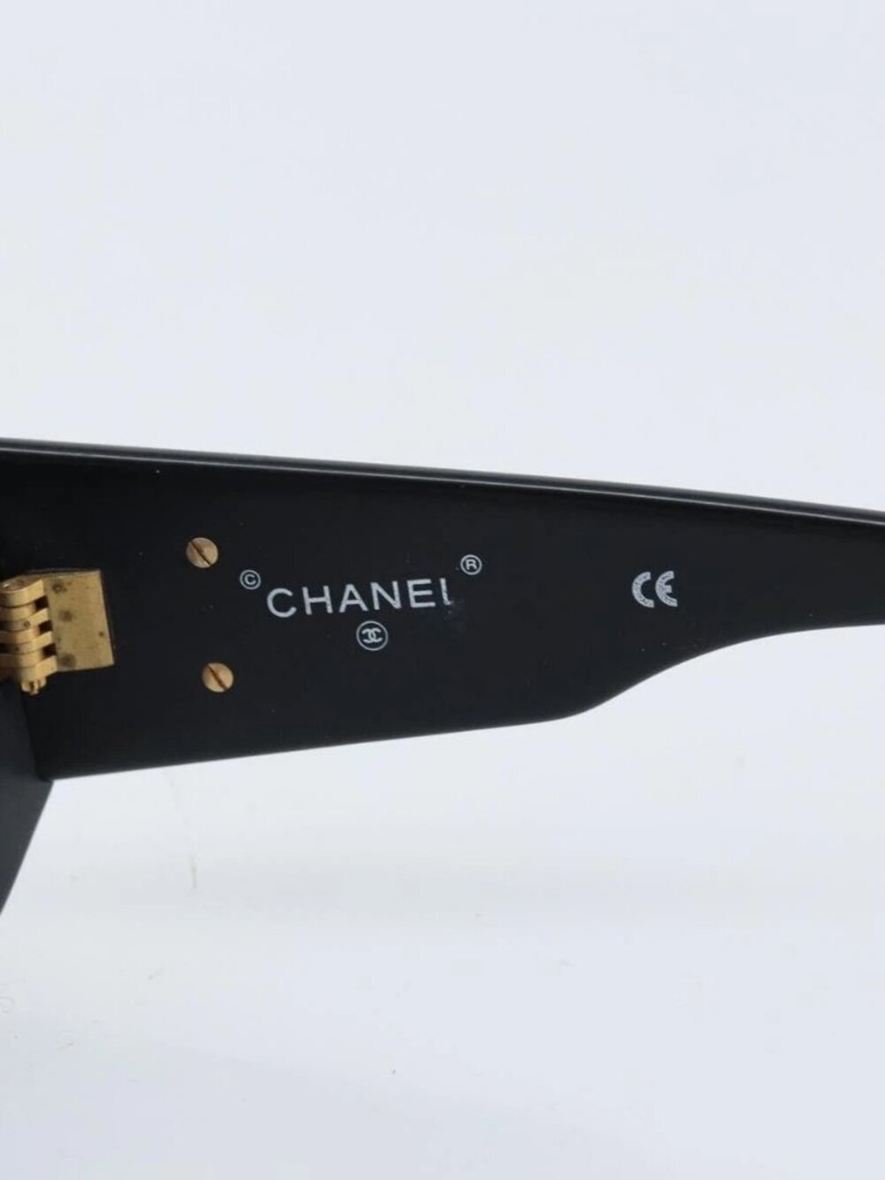 CHANEL Sunglasses plastic Black CC Auth BSZ412V - Picture 9 of 11